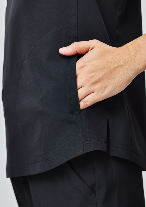 3-Pocket MoveTech® Scrub Top Core+ - Men / So Black