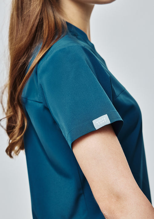 3-Pocket MoveTech® Scrub Top Core+ - Women / Pacific Tide