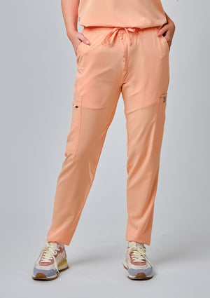 Tapered MoveTech® Scrub Pants - Women / Mellow Melon