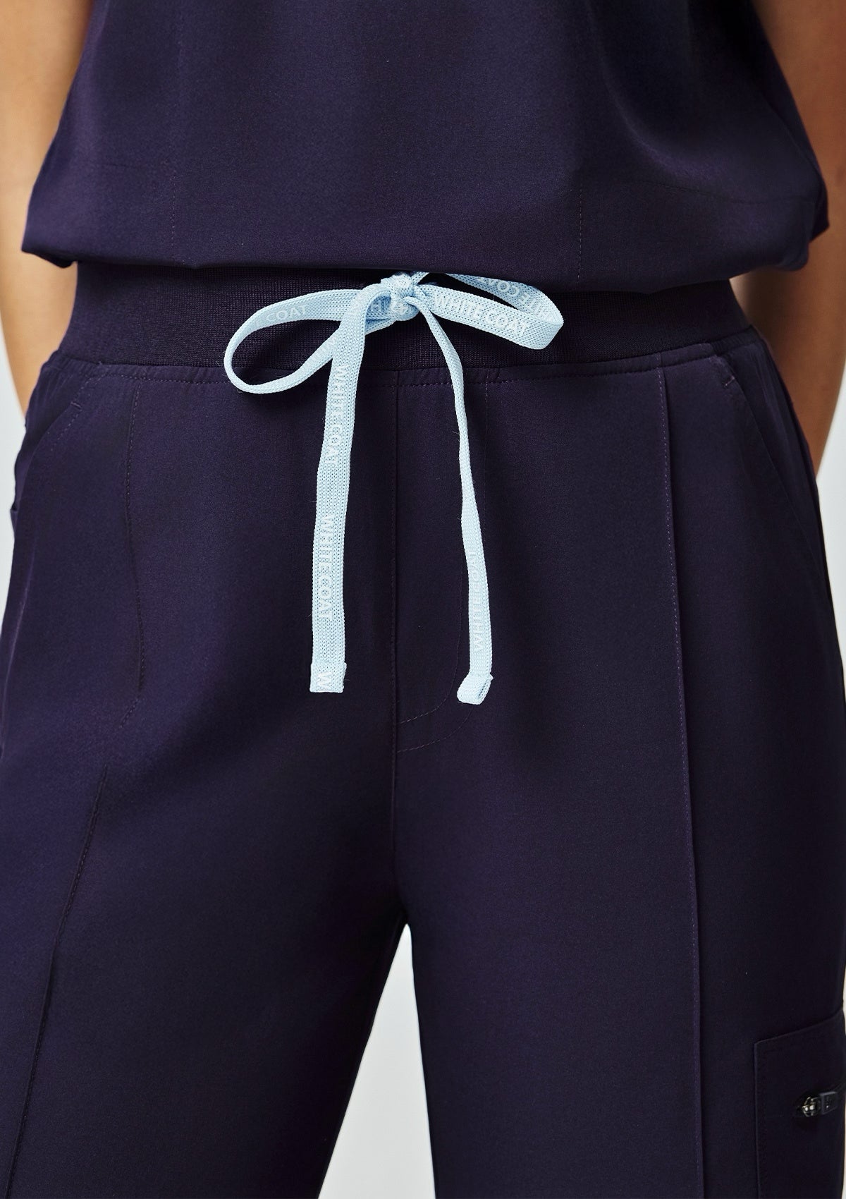 Wide Leg MoveTech® Scrub Pants Core+ - Women / Midnight Purple